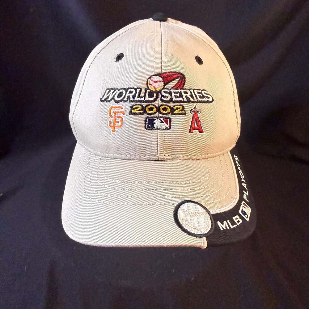 New Era 2002 World Series Giants Angels Adjustable Hat